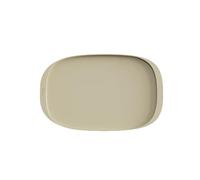 FEELNEEDY Cat Food Mats and Dog Food Mats, Non-Slip Pet Feeding Mat with Raised Edge to Prevent Spills, Easy-Clean Premium Silicone Mat (Beige, 46 x 29cm)