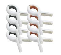 Feelorna 8 PCS Towel Clips for Sun Loungers, Windproof Beach Towel Clips Large Strong Grip Clothes Pegs Non-Slip Laundry Clips for Beach Sunbeds Pool Chairs Garden (8, Normal)