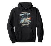 Feels Like a Penalty Box Kind of Day Funny Hockey Pullover Hoodie