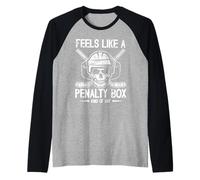 Feels Like a Penalty Box Kind of Day Hockey Tee Raglan Baseball Tee