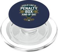 Feels Like A Penalty Box Kind of Day Ice Hockey MaskStick PopSockets PopGrip for MagSafe