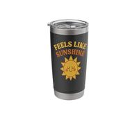 Feels Like Sunshine Happy Sun Stainless Steel Insulated Tumbler