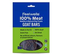 Feelwells 100% Meat Treat Bars - Goat - 5 Bars