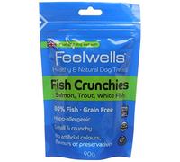Feelwells Grain Free Crunchies Dog Treats - Fish - 90g