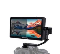 FEELWORLD F6 Plus V2 6 inch DSLR Camera Field Touch Screen Monitor Small Full HD 1920x1080 IPS Video Peaking Focus Assist 4K HDMI DC Input Output Include Tilt Arm