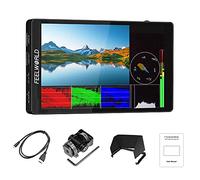 FEELWORLD F7 PRO 7 Inch Touch Screen DSLR Camera Field Monitor with 3D Lut HDR Waveform F970 External Power Install Kit 1920x1200 4K 60Hz HDMI Input Output 8.4V DC Output 5V Type-c Hot Shoe
