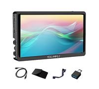 FEELWORLD FW568S 6 Inch SDI Field Monitor Full HD 1920x1080 IPS DSLR Camera Monitor with Waveform LUT Peak Video Focus F970 External Power and Install Kit 3G SDI 4K HDMI Input 8.4 V DC Output