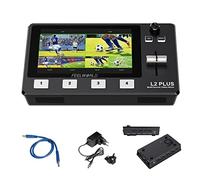 FEELWORLD L2 PLUS Multi Camera Video Mixer Switcher with 5.5" LCD Touch Screen PTZ Control Chroma Key USB3.0