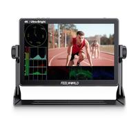 FEELWORLD LUT11H 10.1 Inch 2000nit Ultra Bright Camera Field DSLR Monitor with Touchscreen Waveform LUT F970 Install and Power Kit HDMI Input Output