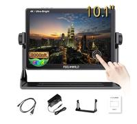 Feelworld LUT11S Camera Monitor 10.1 Inch TouchScreen DSLR Camera Field Monitor Ultra Brightness 2000nit, 3G-SDI 4K HDMI Input Output 1920X1200 IPS Panel Compatible with DJI (SDI and HDMI)