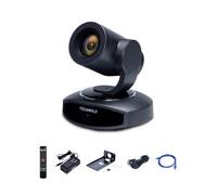 FEELWORLD NDI PTZ Camera,4K30fps 10X Optical Zoom with AI Auto Tracking,HDMI,USB3.0,LAN,Live Streaming Webcam Wide Angle Work for Church Meeting Education Sport Wedding NDI10X