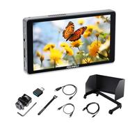 FEELWORLD P6XL 6 Inch Aluminium Built-in Battery DSLR Camera Field Monitor Touch Screen 4K HDMI Input and Output High Brightness 1200nit 3D LUT Out Weight 330g