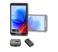 FEELWORLD PS6 5.5 Inch Camera DSLR Field Monitor OLED Vertical Horizontal Touchscreen with 3D LUT Waveform F550 2200mAh Battery and Bag, 4K HDMI in and Out, Lightweight