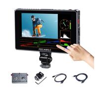 FEELWORLD S7 Camera Field Monitor 7-inch 1600nit Touchscreen 12G-SDI HDMI2.0 DSLR 4K Camera Monitor with HDMI&SDI Cross Conversion TALLY 3D LUT Loop-out Color Depth 10bit Aluminium Housing
