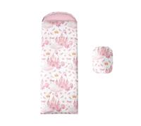 Feelyou Castle Sleeping Bags 3 SeasonsCute Bowknot Princess Castle Cold Warm Weather Waterproof Camping Sleeping BagsDreamy House Lightweight Portable with Compression SackPink Fairy Tales