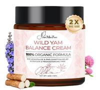 FeeMeFee Wild Yam Cream 118 ml, Organic Balancing Cream for Women, Deep Nutrition and Hydration, Made with Wild Yam Root, Sauzgatillo Berries and Clover