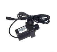 Feeshoppher 12V Submersible Water Pump, 600L/H Flow 5.5M Lift, Silent DC Circulation Filter for Aquarium Garden Fountain Pond, IPX8 Waterproof PA66 Nylon Shell, Black(1.2m)