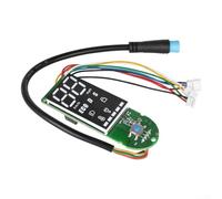 Feeshoppher 1S Circuit Board for Xiaomi 1S Electric Scooter Control Panel with Clear Status Display and Intuitive Functions, Green Plastic Replacement Motherboard for Smooth Opera(1PC black)