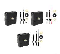 Feeshoppher 2 or 3 Pack Silent Quartz Clock Movement Mechanism with, Wall Clock Repair Parts Kit, 69x56mm High Precision Scanning Motor for Home Decor Crafts (Not(A)