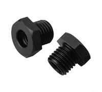 Feeshoppher 2 Pcs Chuck Adapter for Wood Turning Lathe Headstock SpindleM18X2.5 to 1-8TPI Metal CNC Machining Tool Set for Woodworking