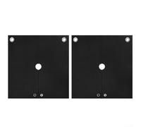 Feeshoppher 2PCS Fireproof Welding Blanket with Cut-Out Opening and Snaps for Pipe Protection and Heat Insulation, 12x12 Inch Heavy-Duty Carbon Felt Pad Resistant to Temperatures up