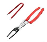 Feeshoppher 3 Piece Non Slip Car Fuse And Relay Puller Tool Kit With Flat Clamping Head For Tight Spaces Precision Removal Of Blade Medium And Glass Tube Fuses Ergonomic Soft Touch(B)