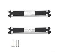 Feeshoppher 304 Stainless Steel Pool Ladder Step Anti-Slip Pedal for Inflatable Pools, Thickened Wide Tread Swimming Pool Accessory, Rust Resistant Safety Foot Pad, Black, 1 Pack(2pcs)
