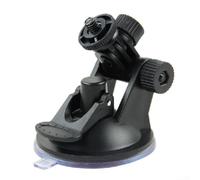 Feeshoppher 360 Degree Rotating Car DVR Mount Holder with Adjustable Neck and Strong Suction Cup for Secure Dashboard or Windshield Installation Fits GPS Navigator Tachograph Motion