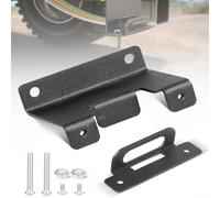 Feeshoppher 4 Way Flat Trailer Wiring Harness Mounting Bracket Set with Pre-Drilled Holes and Metal Construction for Secure Vehicle-Side Attachment in Towing Applications, Space-Sav