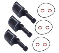 Feeshoppher 4720 Pool Diverter Valve Kit for Jandy 2 & 3-Way Port Systems, ABS Construction with Positive and Non-Positive Seal Options, Replacement for Models 2877, 3344, 4367, 436(3set)