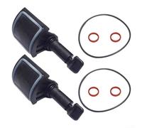 Feeshoppher 4720 Pool Diverter Valve Kit for Jandy 2 & 3-Way Port Systems, ABS Construction with Positive and Non-Positive Seal Options, Replacement for Models 2877, 3344, 4367, 436(2set)