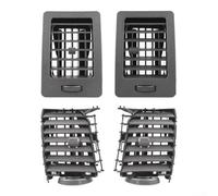 Feeshoppher 4pcs A/C Vent Grille for Toyota SR5 2005-2015, Black Plastic Air Conditioner Outlet Trim Replacement OEM 55650-0K010 55680-0K010 55670-0K010