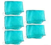 Feeshoppher 5 Pack Green Plant Protection Covers with Drawstring for Garden Vegetables, Fruits and Flowers, Breathable Fabric Allows Air, Light and Moisture Through, Sizes 0.8 x 1 m(0.8 * 1m)