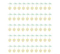 Feeshoppher 50pcs Silicone Fishing Float Stopper Beans Integrated Anti-Entanglement Space Beans for 0.6-5.0# Line Sensitive Floating Seat Tackle Black White(Large)