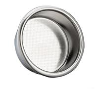 Feeshoppher 58mm Stainless Steel Espresso Filter Basket Precision Double Shot Coffee Filter Fine Mesh Design for 58mm Group Head Espresso Machines Smooth Rich Extraction Optimal Capacity