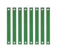 Feeshoppher 8 Pack Tree Support Straps 40x3.8cm Nylon Webbing with Grommets for Young Saplings Storm Wind Protection and Straight Growth Gardening Outdoor Plant Care Black Green(Green 38 * 400mm)