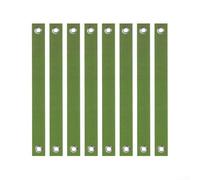 Feeshoppher 8 Pack Tree Support Straps 40x3.8cm Nylon Webbing with Grommets for Young Saplings Storm Wind Protection and Straight Growth Gardening Outdoor Plant Care Black Green(Army Green 38*400mm)