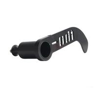 Feeshoppher Aluminium Alloy Derailleur Protector for Mountain Road Bikes, Rear Mech Guard Parking Stand, Ultra-Lightweight Hanger Shield to Prevent Damage During Transport or Storag(Black)