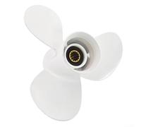 Feeshoppher Aluminum Boat Propeller 11 1/8 13 for Outboard 25-60HP 3-Blade Design Marine Performance Engine Part Compatible with Multiple Models 663-45945-02-EL