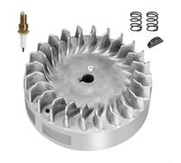 Feeshoppher Aluminum Flywheel Kit for Predator 212cc 224cc 69730 69736, 196cc Engines, Includes Valve Springs & Key for Coleman CT200U MB200 Bike Go-Kart