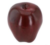 Feeshoppher Artificial Fruit Set Plastic Lifelike Simulation Apples Oranges Pears Bananas Lemons for Kitchen Table Centerpieces Storefront Display Photography Props Home Decoration(Purple)