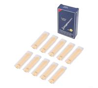 Feeshoppher Bb Clarinet Reeds Sets 10Pcs Bb Clarinet Reeds with Box Professional Bb Clarinet Reeds Bb Clarinet Traditional Bam-boo Reeds Bb 1.0-3.5Clarinet Reeds for Clarinet Mouthpiece Parts(2.0)