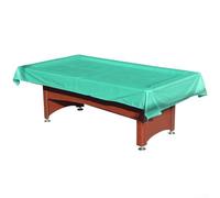 Feeshoppher Billiard Pool Table Cover for 7ft 8ft Snooker Tables, Waterproof PVC and Fiberglass Dustproof Rain Protection Sheet for Indoor Outdoor Game Tennis Tables, Blue Green Bla(276*169cm green)