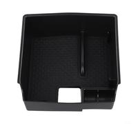 Feeshoppher Center Console Organizer Tray for Toyota Corolla 2019-2024, Armrest Storage Box with Non-Slip Mat, ABS Interior Accessories for L LE SE XLE Nightshade Models, Bla