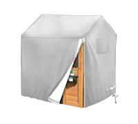 Feeshoppher Children's Room Covers 210D Outdoor Children's Game House Cover Outdoor Waterproof Protective Playhouse Cover with Drawstring Bottom and Side Zipper for Rain Snow(110 * 120 * 140CM)