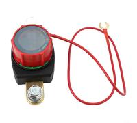 Feeshoppher Digital LED Voltmeter Battery Disconnect Switch with Real-Time Voltage Monitoring, Flame-Retardant Nylon 66 & Brass Construction, 12V-300A Main Circuit Breaker Isolator(B)