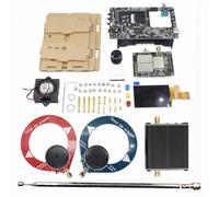 Feeshoppher DIY All-Band Radio V5A Kit, Digital Analog Output Receiver Supports FM AM SW SSB LSB USB & Aviation Band 118-137MHz, Adjustable BFO for Ham Radio Enthusiasts(Package 2)