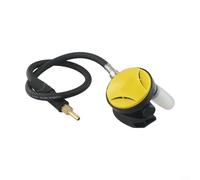 Feeshoppher Downstream Demand Valve Scuba Equipment Dive Regulator Set With for OCTOPUS Hose PC+ABS Silicone Diaphragm(Yellow)