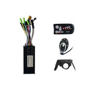 Feeshoppher E-Bike Controller Kit S800 LED Display 24V/36V/48V 17A/26A/30A Tri-Mode Sine Wave for 250W-1000W Motor with Thumb Throttle and PAS Sensor Black(30A)
