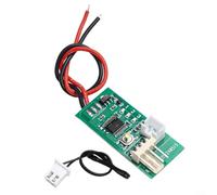 Feeshoppher Fan Temperature Controller DC 12V Control for 4 Wire PC Case Fan, Manual Auto Regulation with Probe, Reverse Order Mode Support, -10°C to 60°C Working Range, G